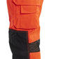 Blaklader High Vis Ventilatie Werkbroeken 15651811 HiVis fluo rood-zwart(5599)