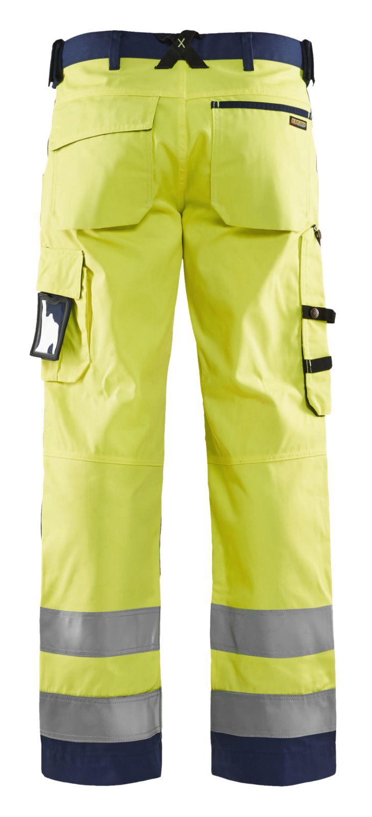 Blaklader Broeken 15661811 HiVis geel-marineblauw(3389)