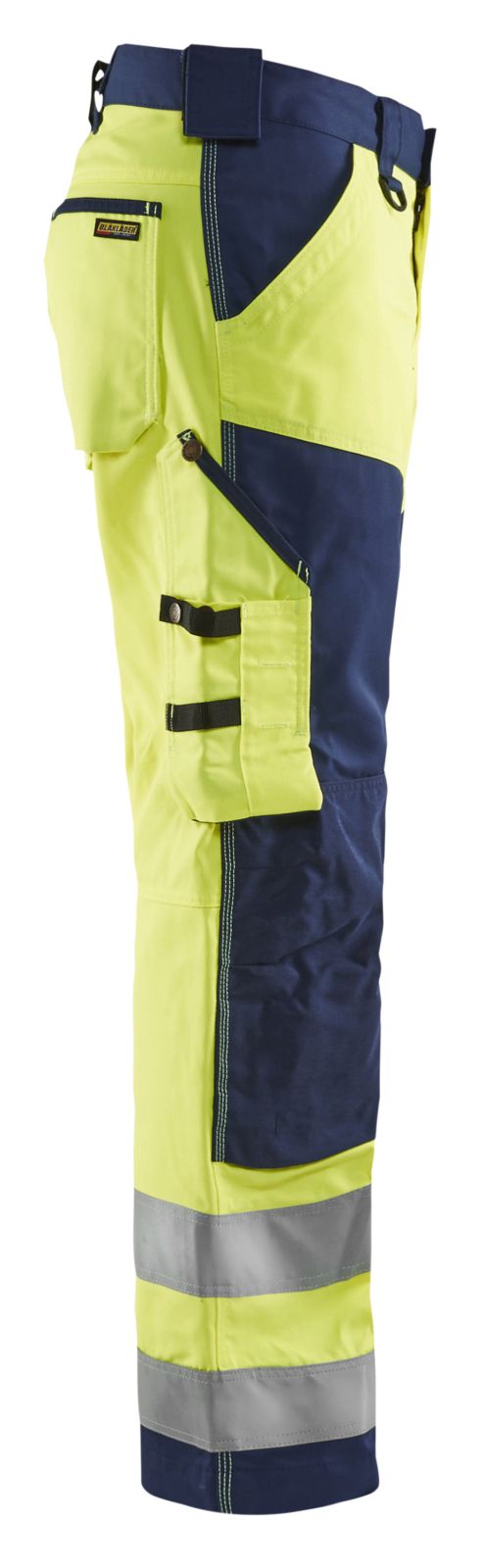 Blaklader Broeken 15661811 HiVis geel-marineblauw(3389)