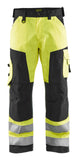 Blaklader Broeken 15661811 HiVis geel-zwart(3399)