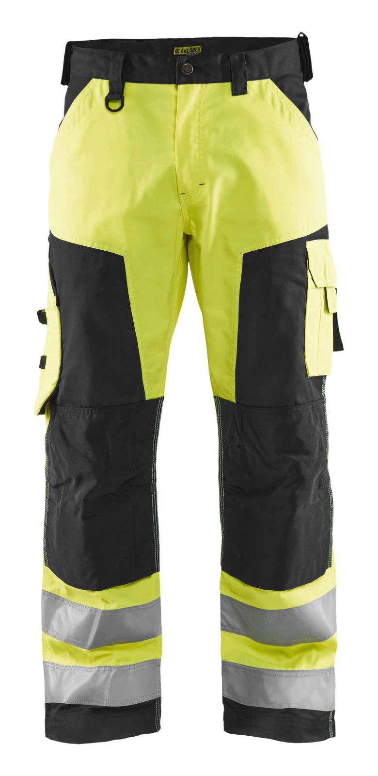 Blaklader Broeken 15661811 HiVis geel-zwart(3399)