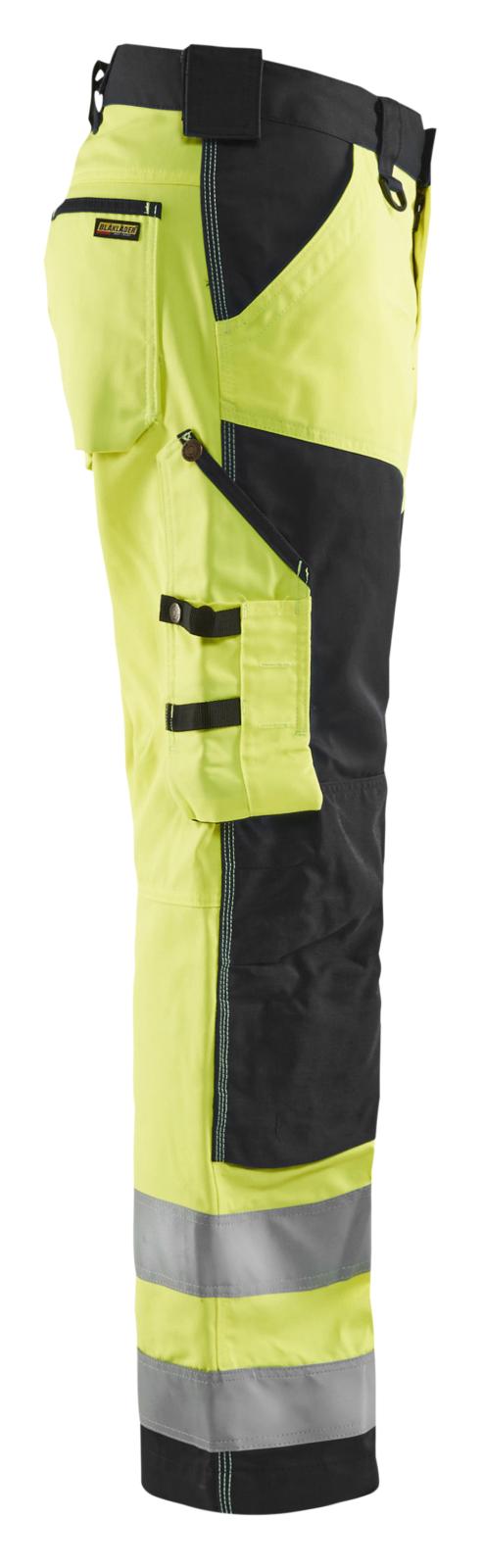 Blaklader Broeken 15661811 HiVis geel-zwart(3399)