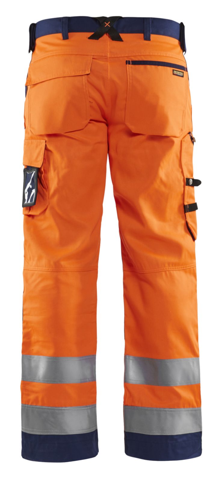 Blaklader Broeken 15661811 HiVis oranje-marineblauw(5389)