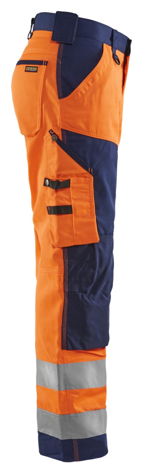 Blaklader Broeken 15661811 HiVis oranje-marineblauw(5389)