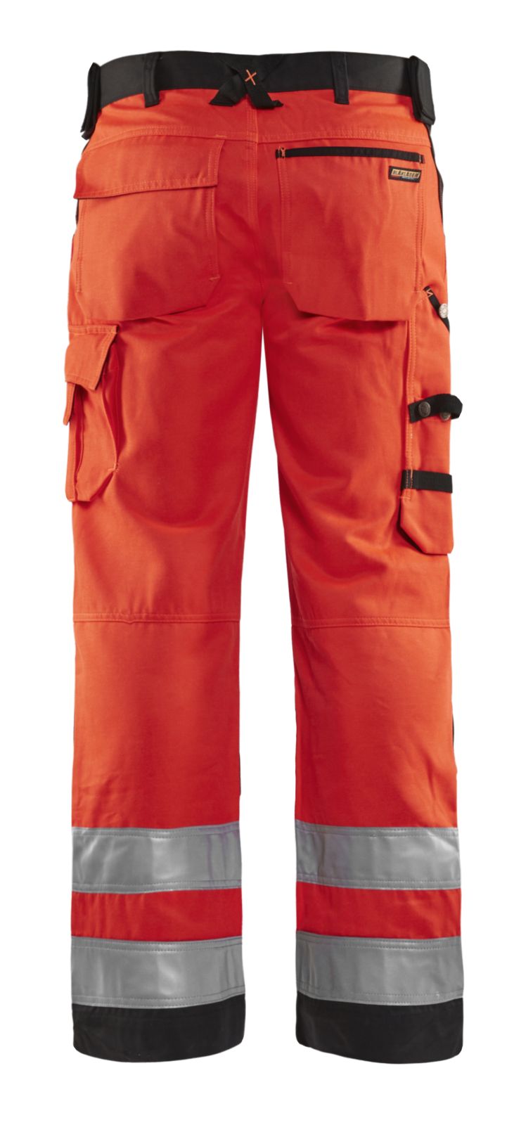 Blaklader Broeken 15661811 HiVis fluo rood-zwart(5599)