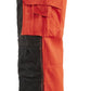 Blaklader Broeken 15661811 HiVis fluo rood-zwart(5599)