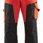 Blaklader Broeken 15661811 HiVis fluo rood-zwart(5599)