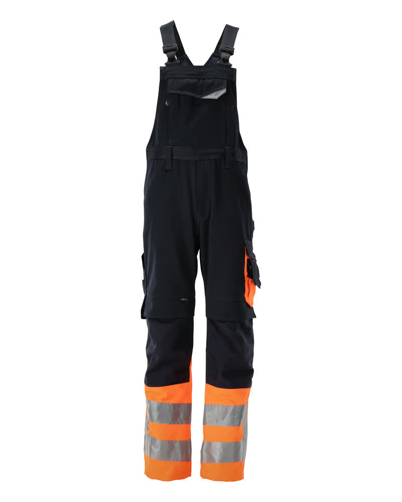 Mascot Safe Supreme Am. Overalls 15669-860 Sunderland donker marineblauw-fluu oranje(01014)