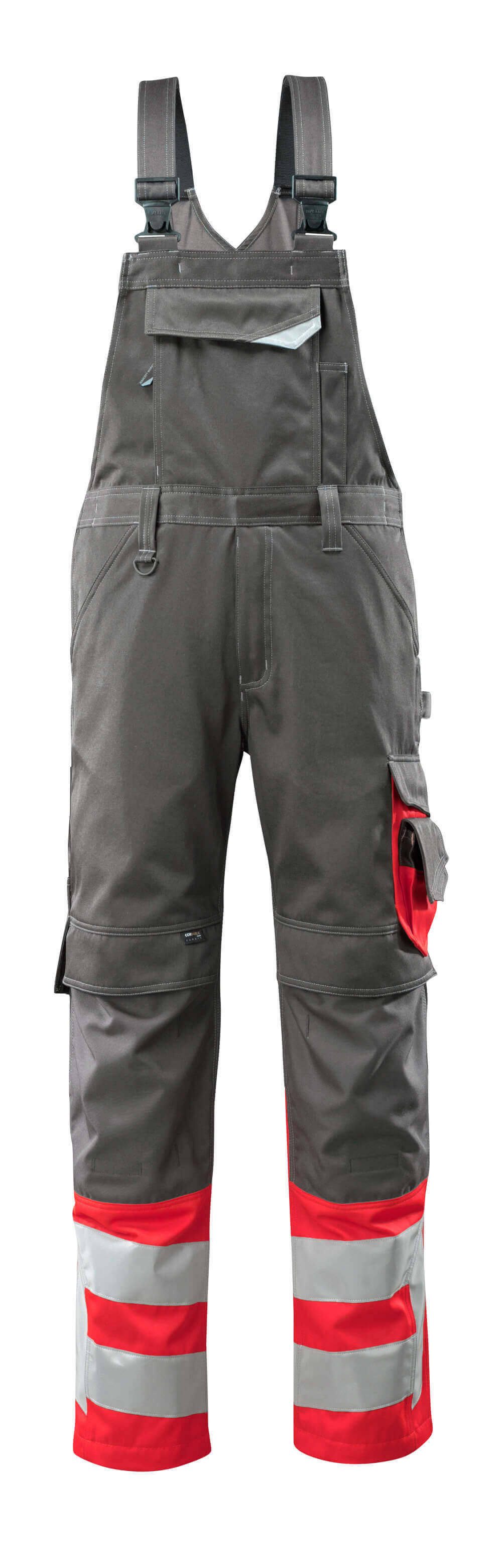 Mascot Safe Supreme Am. Overalls 15669-860 Sunderland donker antracietgrijs-fluo rood(18222)