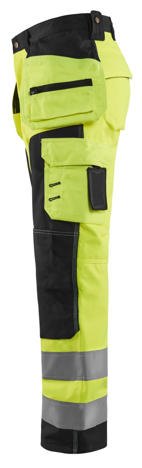 Blaklader Broeken 15672517 HiVis geel-zwart(3399)