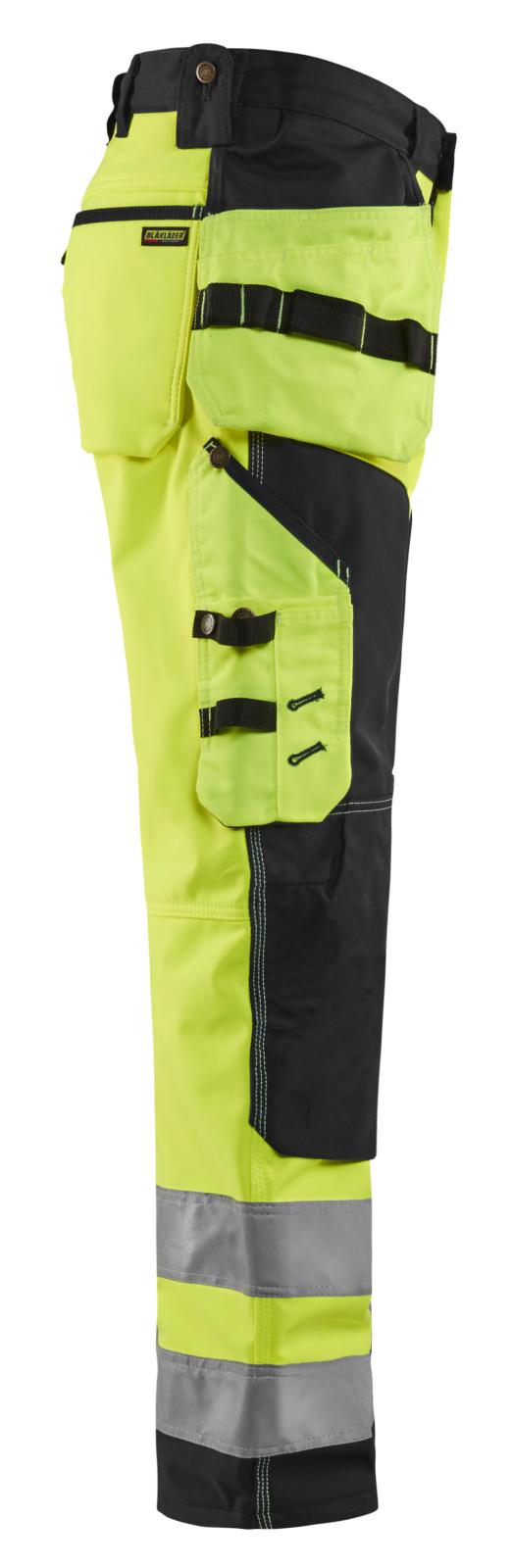 Blaklader Broeken 15672517 HiVis geel-zwart(3399)