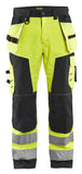 Blaklader Broeken 15672517 HiVis geel-zwart(3399)