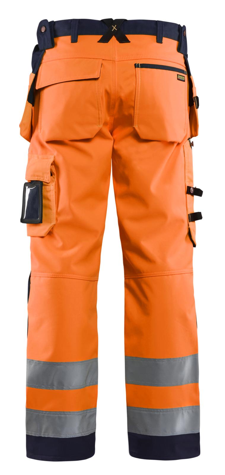 Blaklader Broeken 15672517 HiVis oranje-marineblauw(5389)