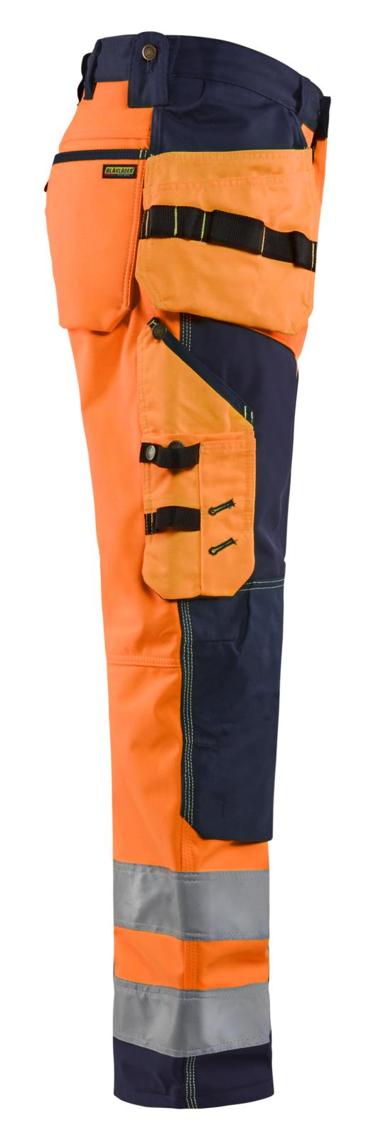 Blaklader Broeken 15672517 HiVis oranje-marineblauw(5389)