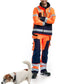 Blaklader Broeken 15672517 HiVis oranje-marineblauw(5389)