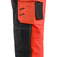 Blaklader Broeken 15672517 HiVis fluo rood-zwart(5599)