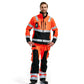Blaklader Broeken 15672517 HiVis fluo rood-zwart(5599)