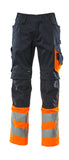 Mascot Safe Supreme Broeken 15679-860 Leeds donker marineblauw-fluu oranje(01014)