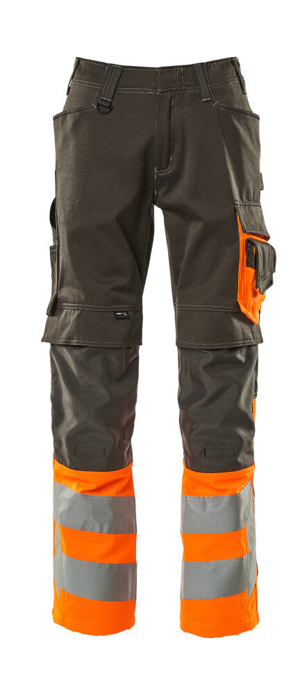 Mascot Safe Supreme Broeken 15679-860 Leeds donkerantracietgrijs-hi-vis oranje(1814)