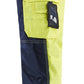 Blaklader Broeken 15681811 HiVis fluo geel-marineblauw(3389)