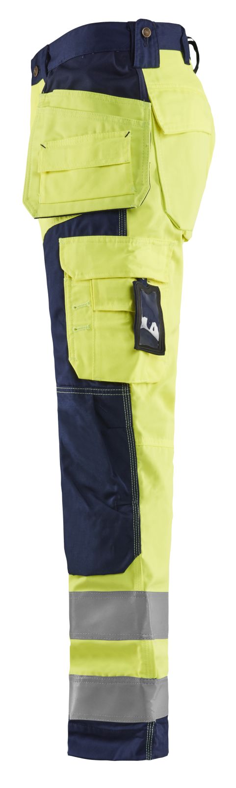 Blaklader Broeken 15681811 HiVis fluo geel-marineblauw(3389)
