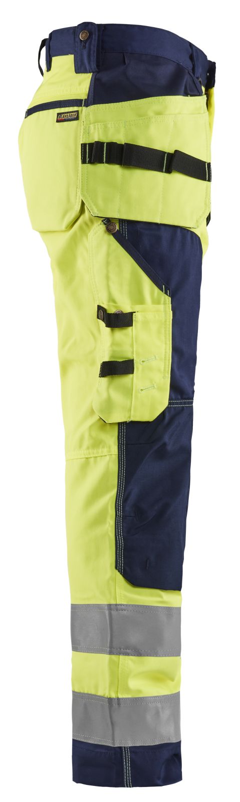 Blaklader Broeken 15681811 HiVis fluo geel-marineblauw(3389)