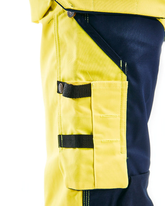 Blaklader Broeken 15681811 HiVis fluo geel-marineblauw(3389)