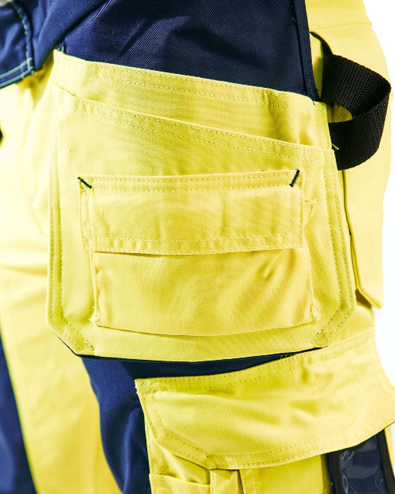 Blaklader Broeken 15681811 HiVis fluo geel-marineblauw(3389)