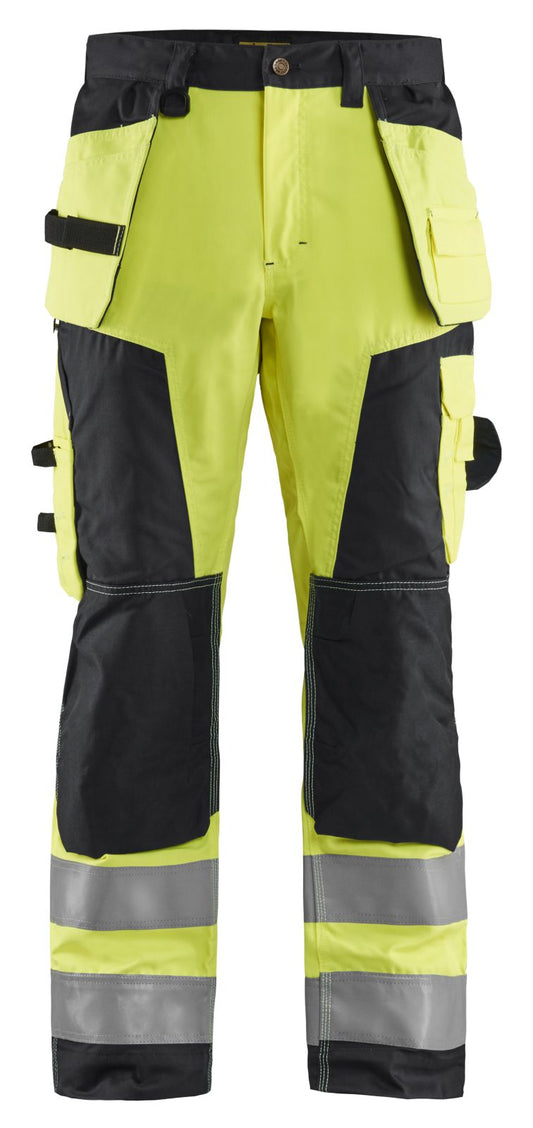 Blaklader Broeken 15681811 HiVis fluo geel-zwart(3399)