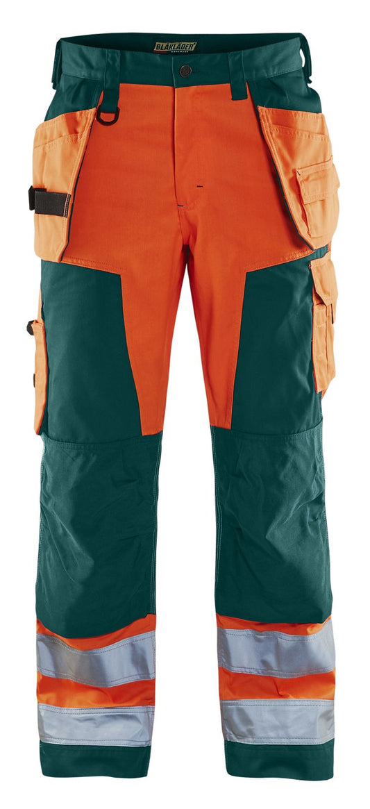 Blaklader Broeken 15681811 HiVis fluo oranje-groen(5349)