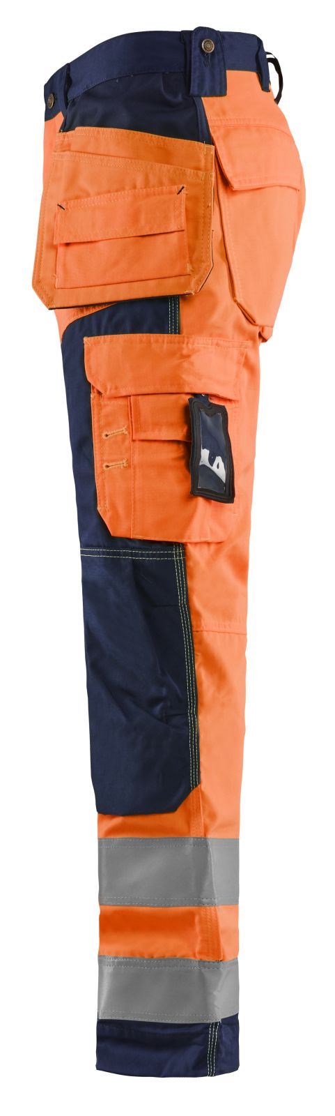 Blaklader Broeken 15681811 HiVis fluo oranje-marineblauw(5389)