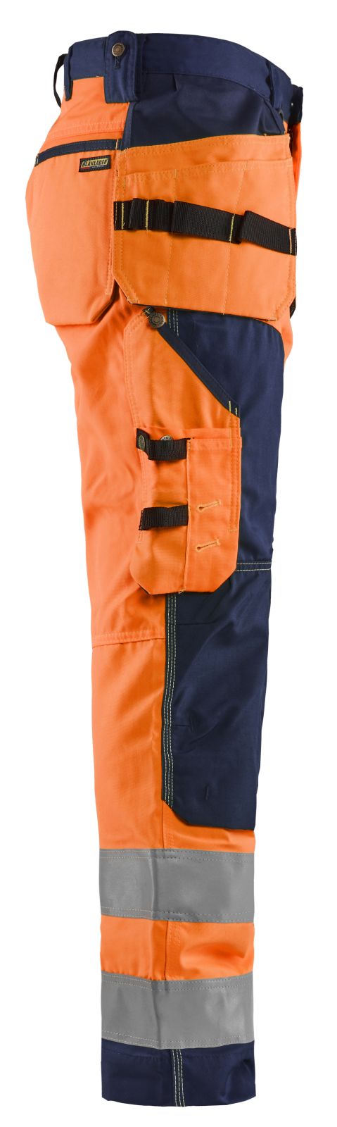 Blaklader Broeken 15681811 HiVis fluo oranje-marineblauw(5389)