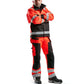 Blaklader Broeken 15681811 HiVis fluo rood-zwart(5599)