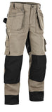 Blaklader Broeken 15801380 khaki-zwart(2399)