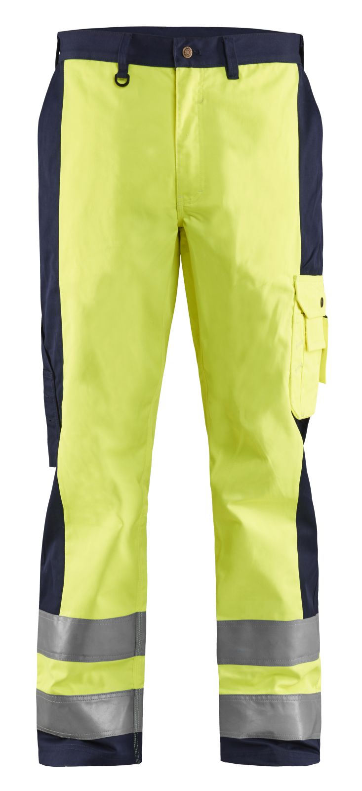 Blaklader Broeken 15831860 HiVis geel-marineblauw(3389)