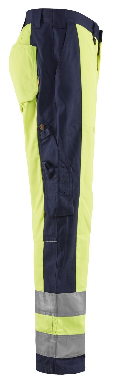 Blaklader Broeken 15831860 HiVis geel-marineblauw(3389)