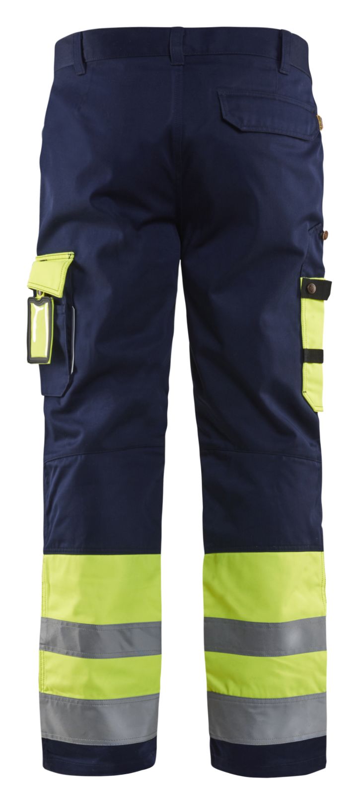Blaklader Broeken 15841860 HiVis geel-marineblauw(3389)