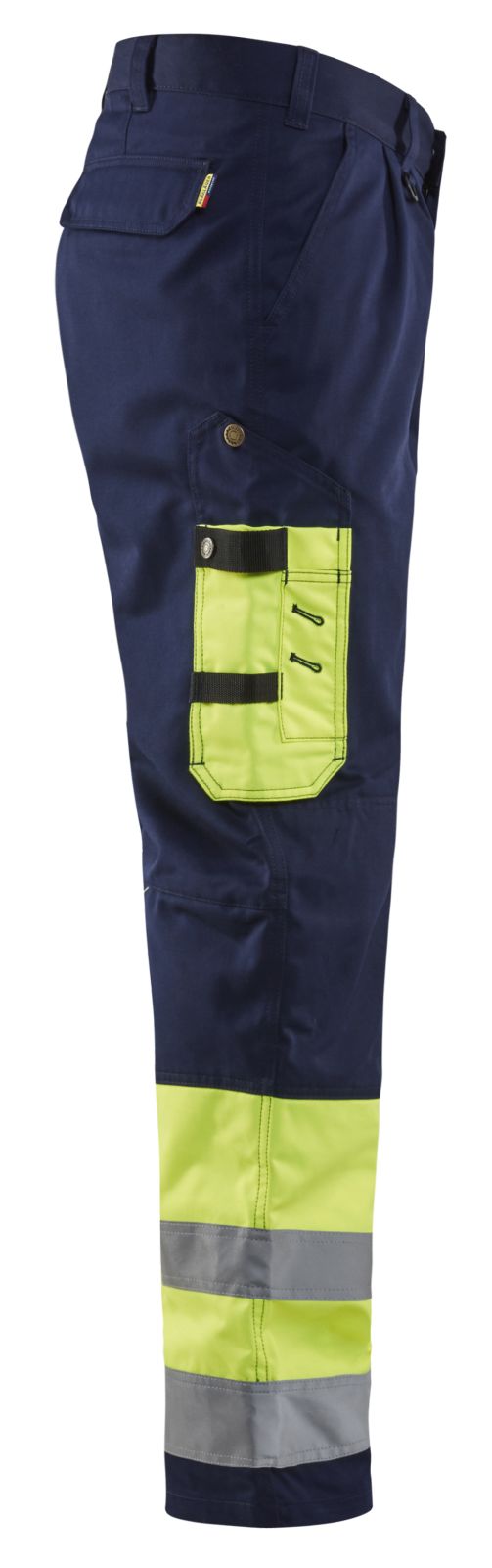 Blaklader Broeken 15841860 HiVis geel-marineblauw(3389)
