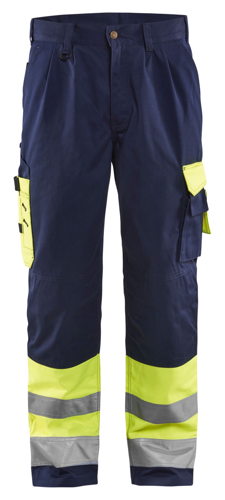 Blaklader Broeken 15841860 HiVis geel-marineblauw(3389)