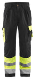 Blaklader Broeken 15841860 HiVis geel-zwart(3399)