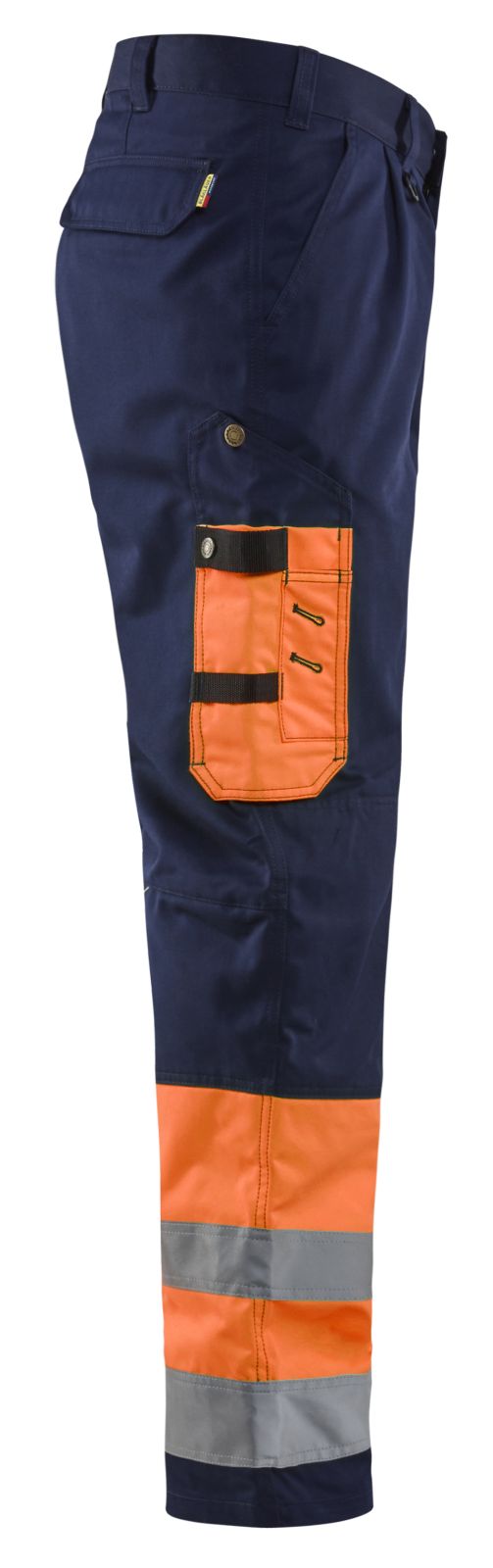Blaklader Broeken 15841860 HiVis oranje-marineblauw(5389)