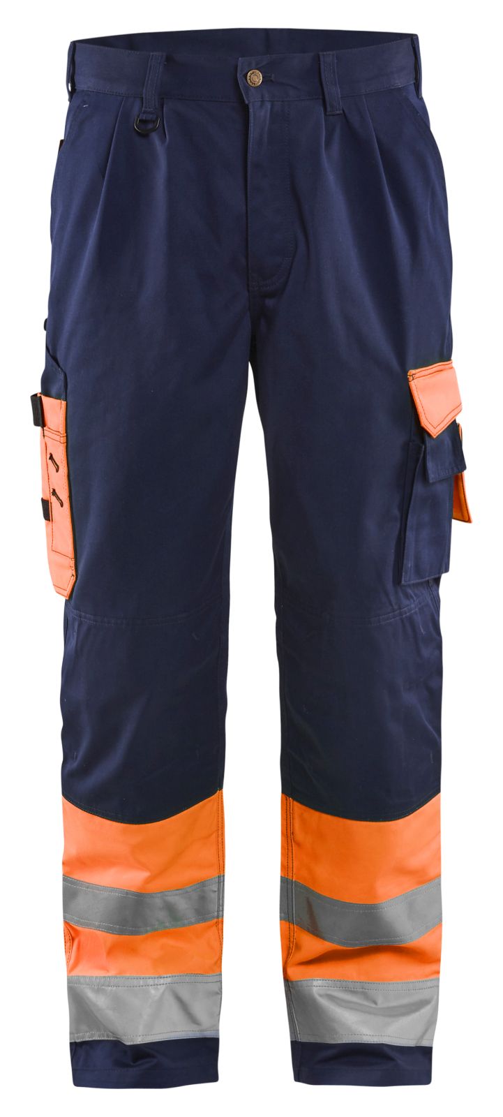 Blaklader Broeken 15841860 HiVis oranje-marineblauw(5389)
