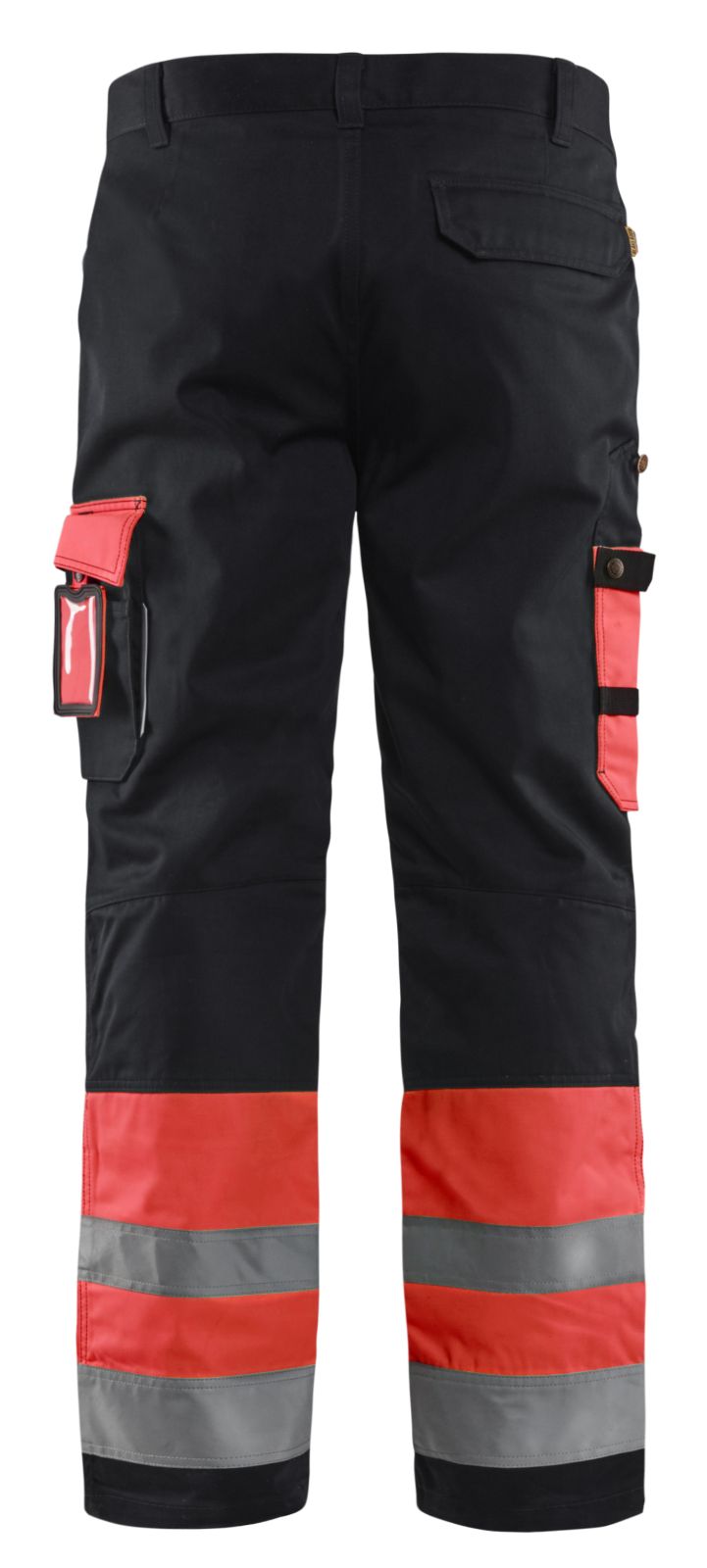 Blaklader Broeken 15841860 HiVis rood-zwart(5599)