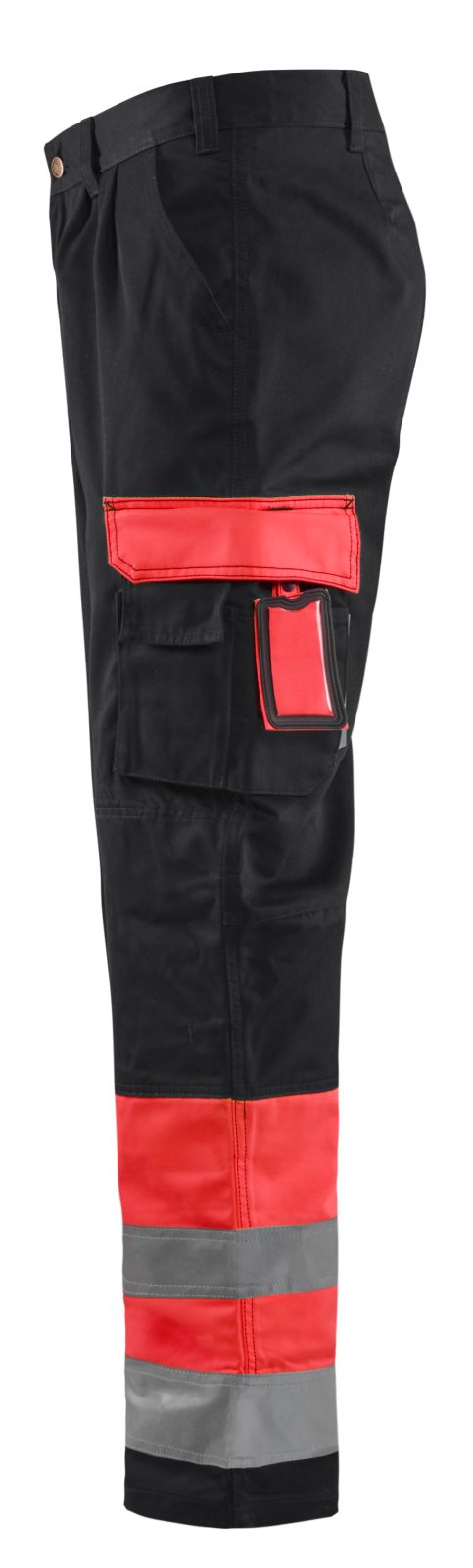 Blaklader Broeken 15841860 HiVis rood-zwart(5599)