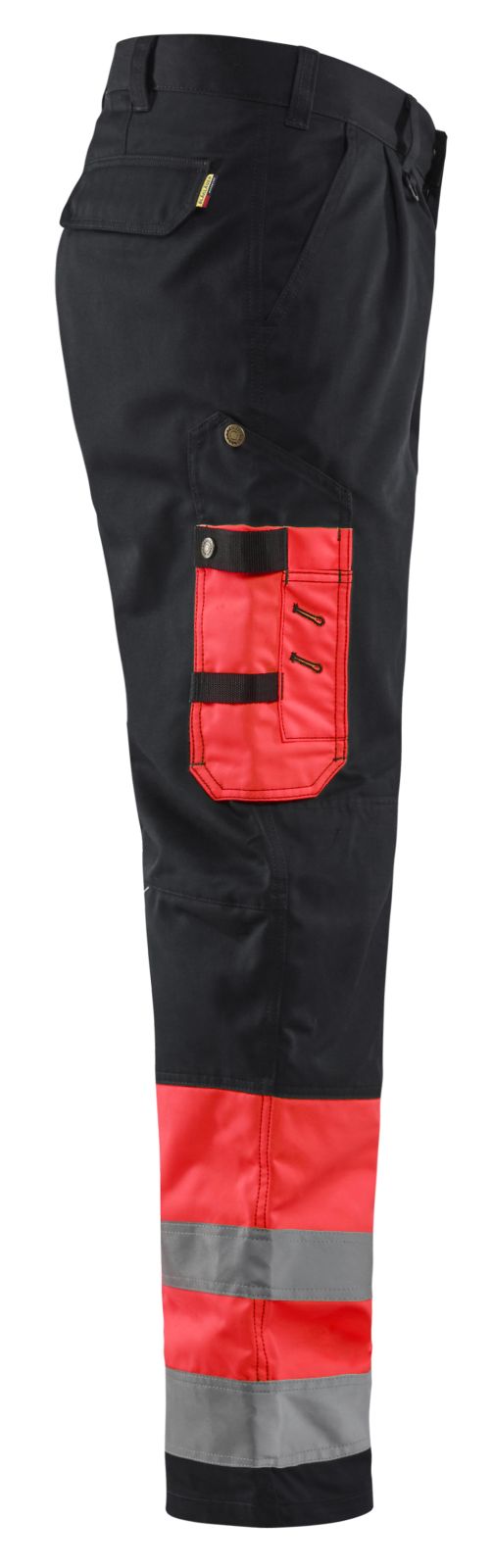 Blaklader Broeken 15841860 HiVis rood-zwart(5599)