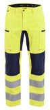 Blaklader Broeken 15851811 fluo geel-marineblauw(3389)