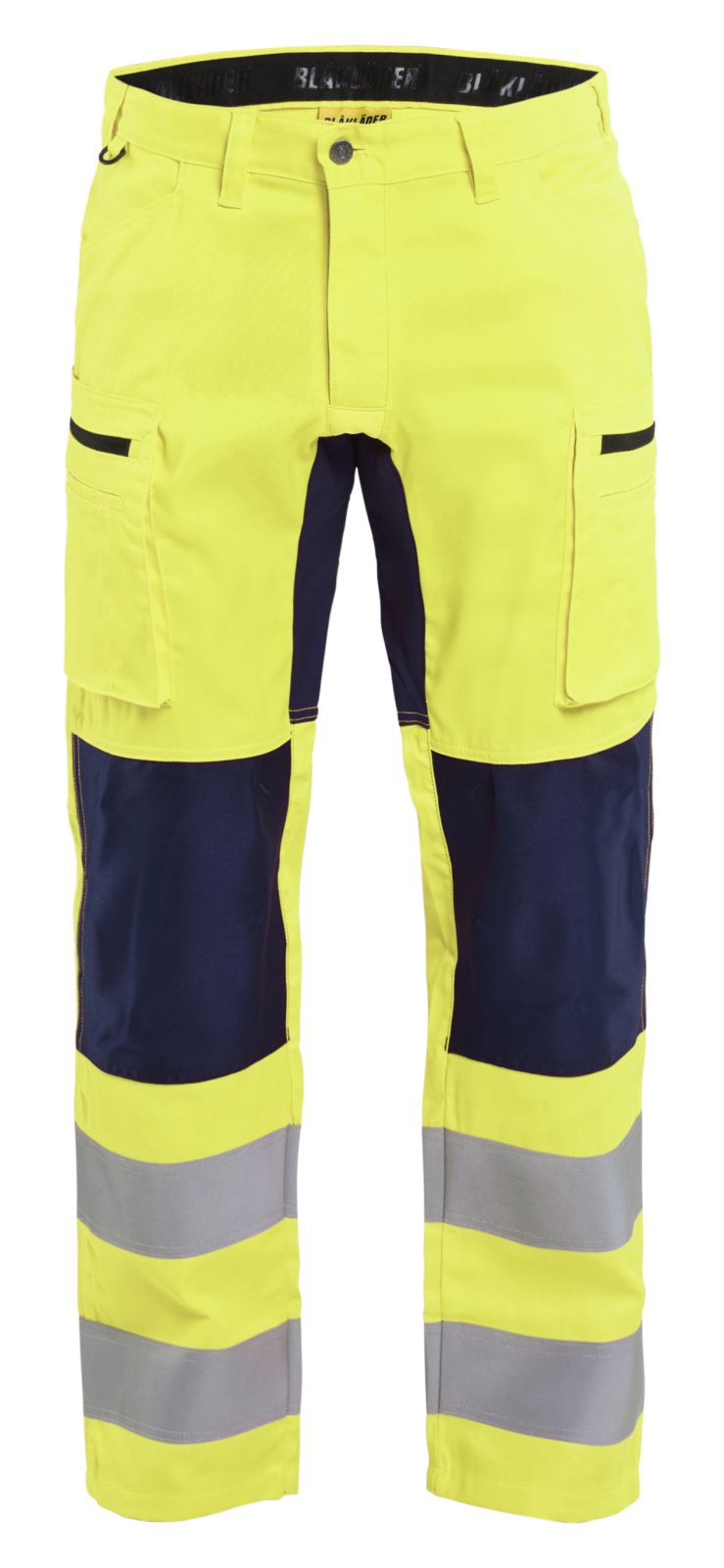 Blaklader Broeken 15851811 fluo geel-marineblauw(3389)