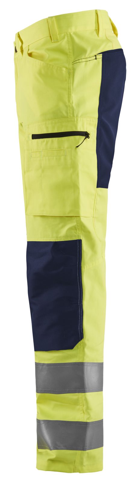 Blaklader Broeken 15851811 fluo geel-marineblauw(3389)