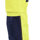Blaklader Broeken 15851811 fluo geel-marineblauw(3389)