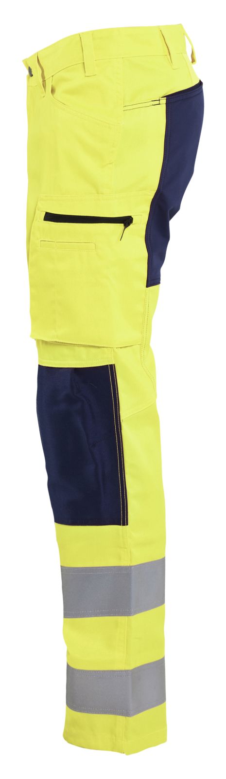 Blaklader Broeken 15851811 fluo geel-marineblauw(3389)